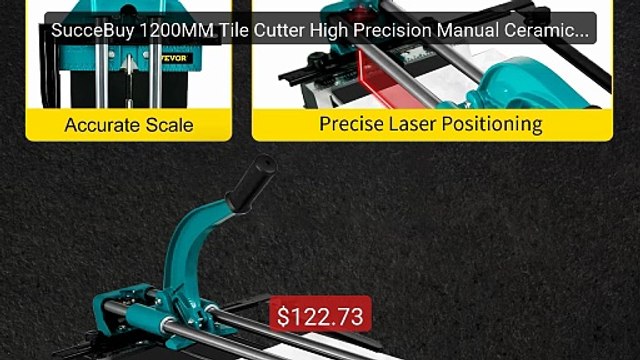 SucceBuy 1200MM Tile Cutter High Precision Manual Ceramic Floo... Best Buy 2026 | Great Quality!