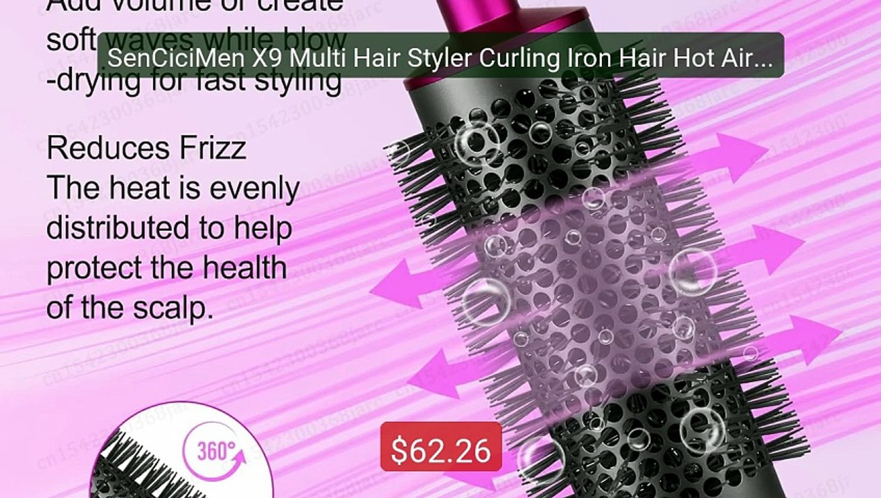 SenCiciMen X9 Multi Hair Styler Curling Iron Hair Hot Air Brus... -- Best Buy 2026 | Great Quality!
