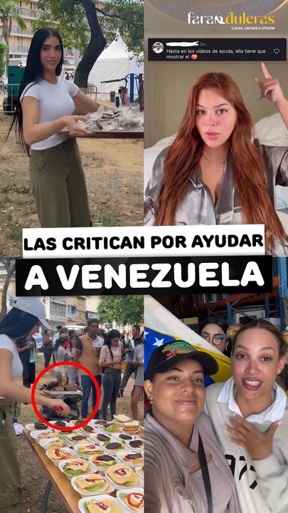 Famosos que fueron criticados por ayudar a Venezuela