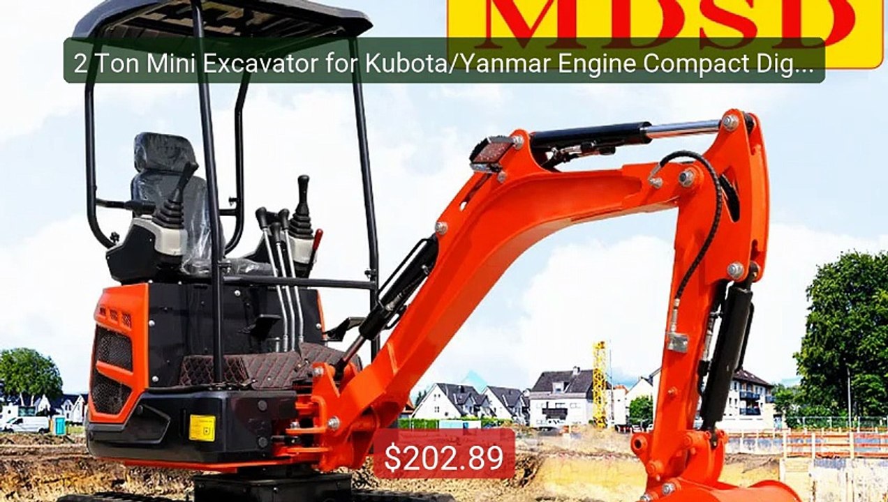 2 Ton Mini Excavator for Kubota/Yanmar Engine Compact Digger ... -- Amazing Value 2026 | Must Have!