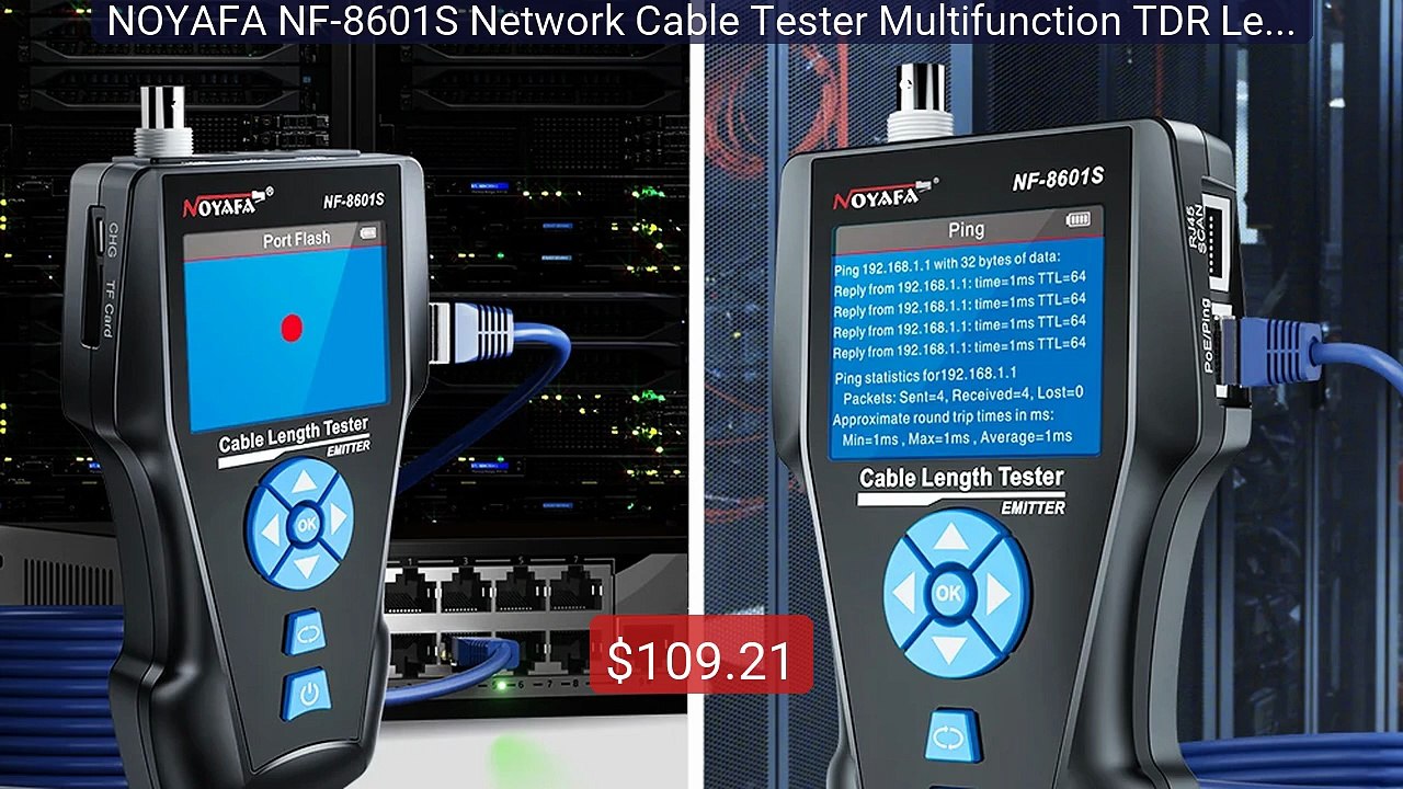 NOYAFA NF-8601S Network Cable Tester Multifunction TDR Length With ... -- Top Rated 2026 | Buy Now!