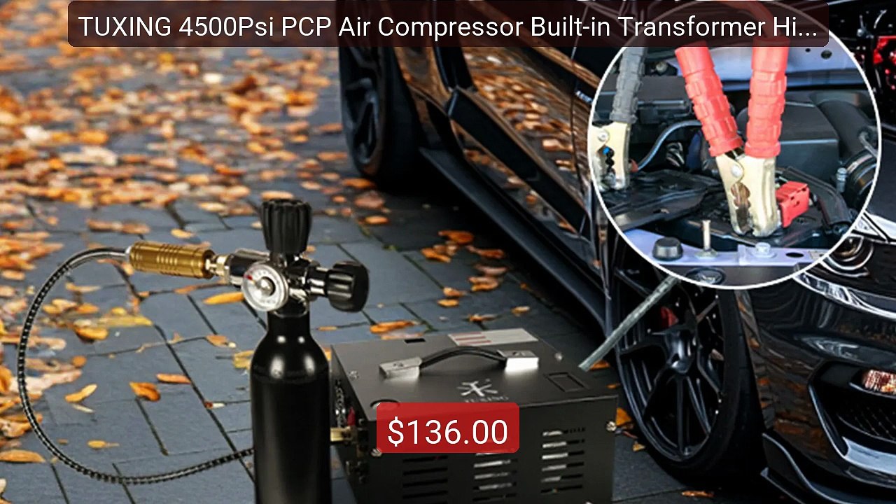 TUXING 4500Psi PCP Air Compressor Built-in Transformer High Pressu... -- Best Deal 2026 | Shop Now!