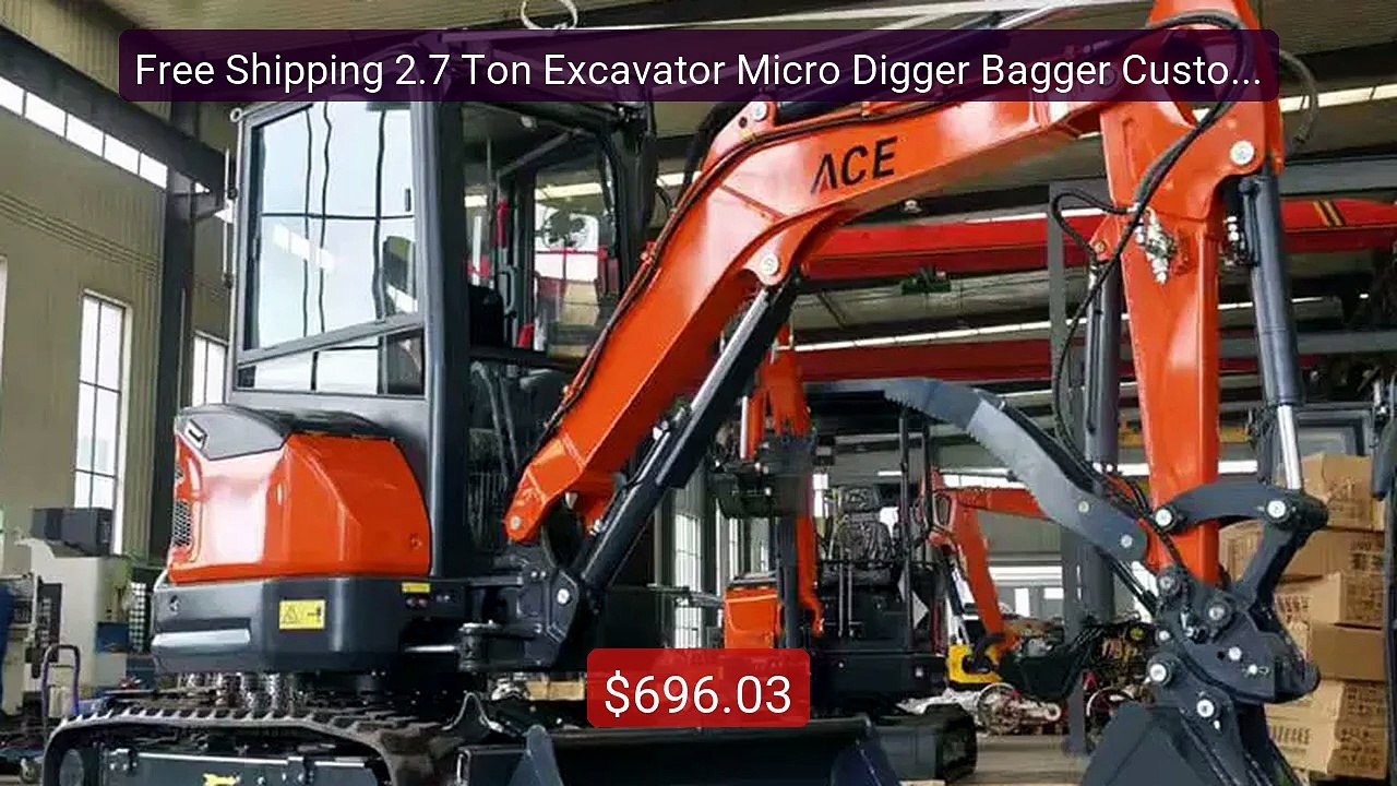 Free Shipping 2.7 Ton Excavator Micro Digger Bagger Customized Kubo... -- Top Rated 2026 | Buy Now!