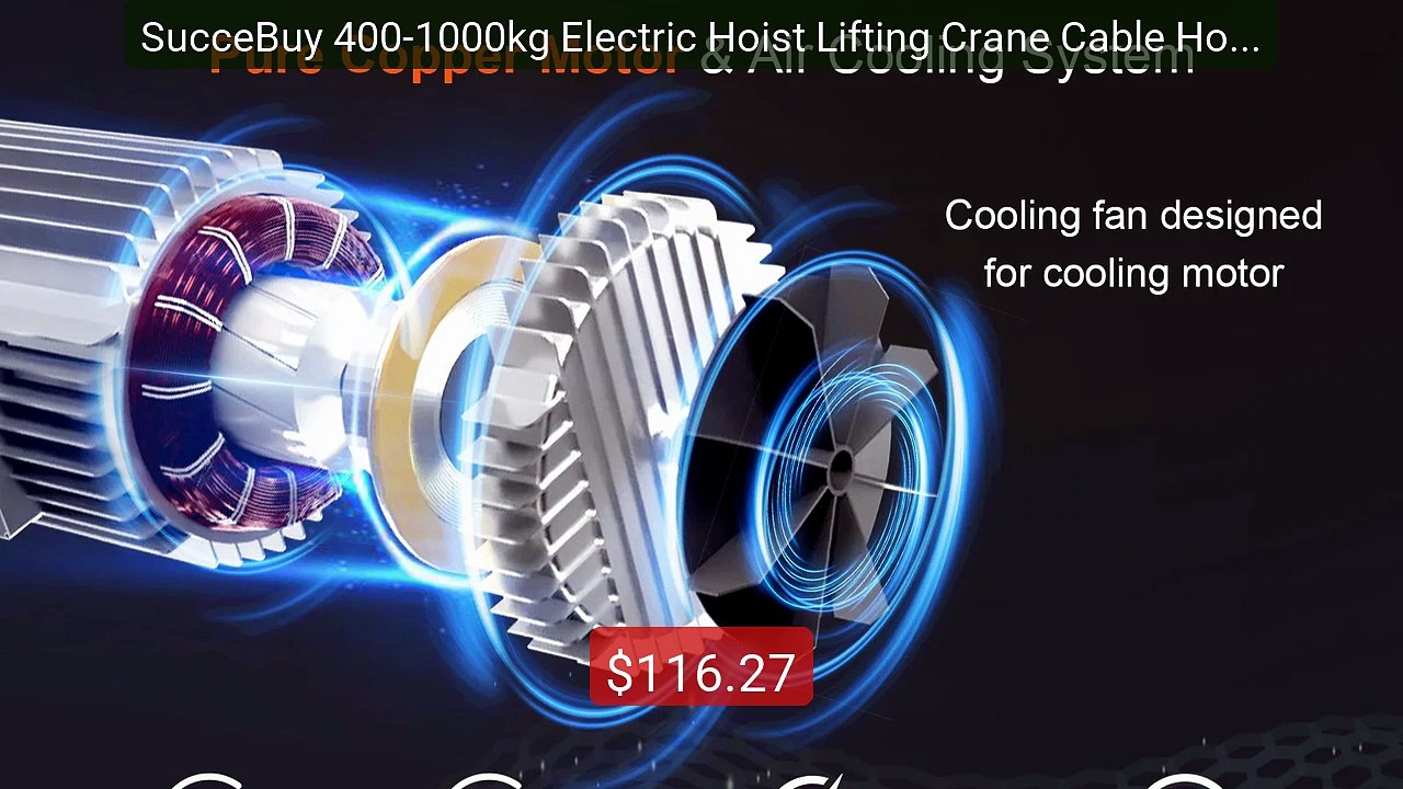 SucceBuy 400-1000kg Electric Hoist Lifting Crane Cable Hoist ... -- Amazing Value 2026 | Must Have!