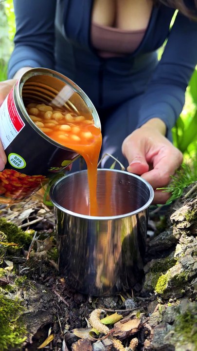Savoring the warmth of a delicious dish!