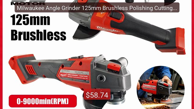 Milwaukee Angle Grinder 125mm Brushless Polishing Cutting Mach... Hot Deal 2026 | Limited Offer!