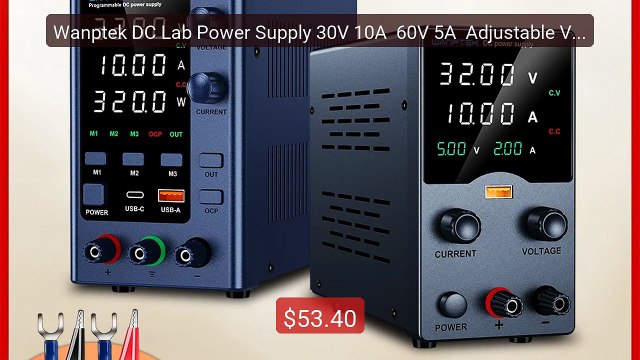 Wanptek DC Lab Power Supply 30V 10A 60V 5A Adjustable Vol... Top Pick 2026 | Unbeatable Price!