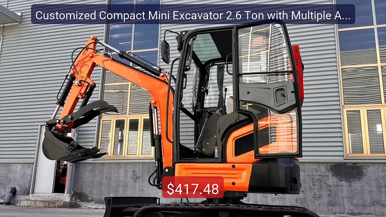 Customized Compact Mini Excavator 2.6 Ton with Multiple Att... -- Top Pick 2026 | Unbeatable Price!