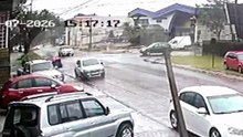 Vídeo mostra colisão entre Ka e Siena no Bairro São Cristóvão