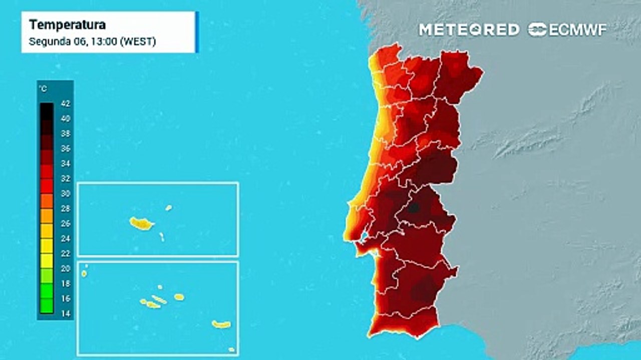 Veja como o calor evolui até às horas de maior temperatura em Castelo Branco, Évora e Beja