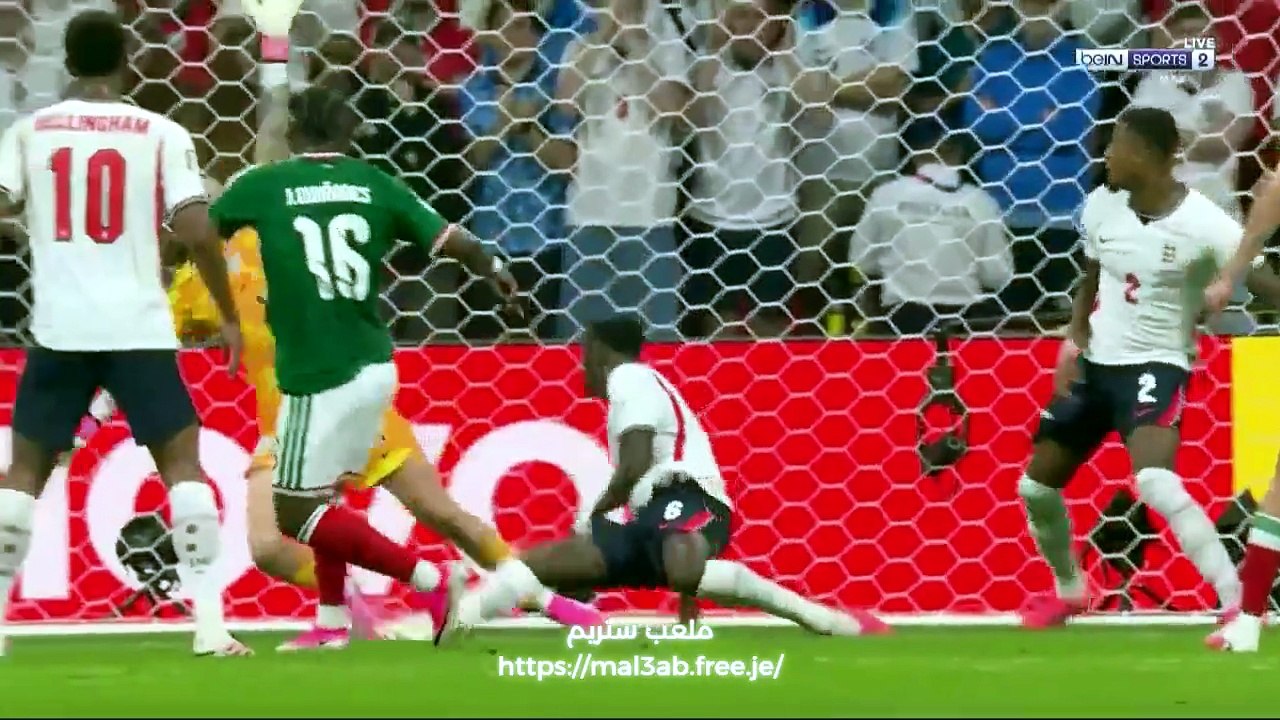 ملخص مباراة انجلترا والمكسيك 3-2 كاس العالم