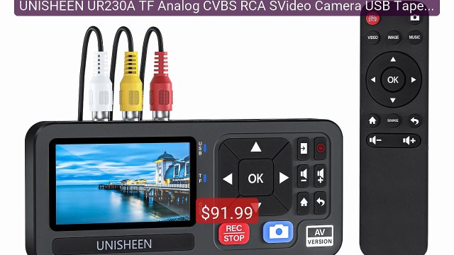 UNISHEEN UR230A TF Analog CVBS RCA SVideo Camera USB Tape VCR VHS ... Best Deal 2026 | Shop Now!