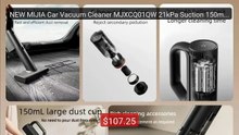 NEW MIJIA Car Vacuum Cleaner MJXCQ01QW 21kPa Suction 150mL Dust Cu... -- Best Deal 2026 | Shop Now!