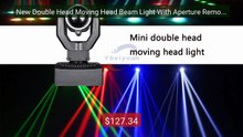 New Double Head Moving Head Beam Light With Aperture Remote Co... -- Hot Deal 2026 | Limited Offer!