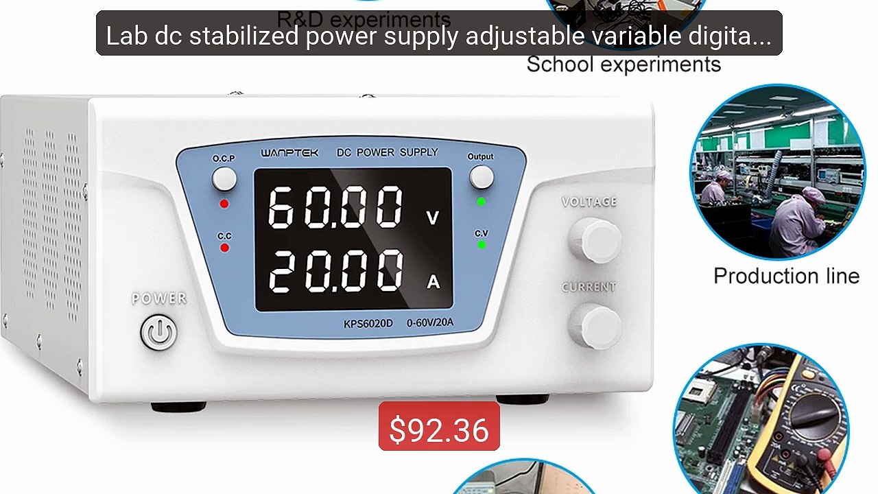 Lab dc stabilized power supply adjustable variable digital ... -- Top Pick 2026 | Unbeatable Price!