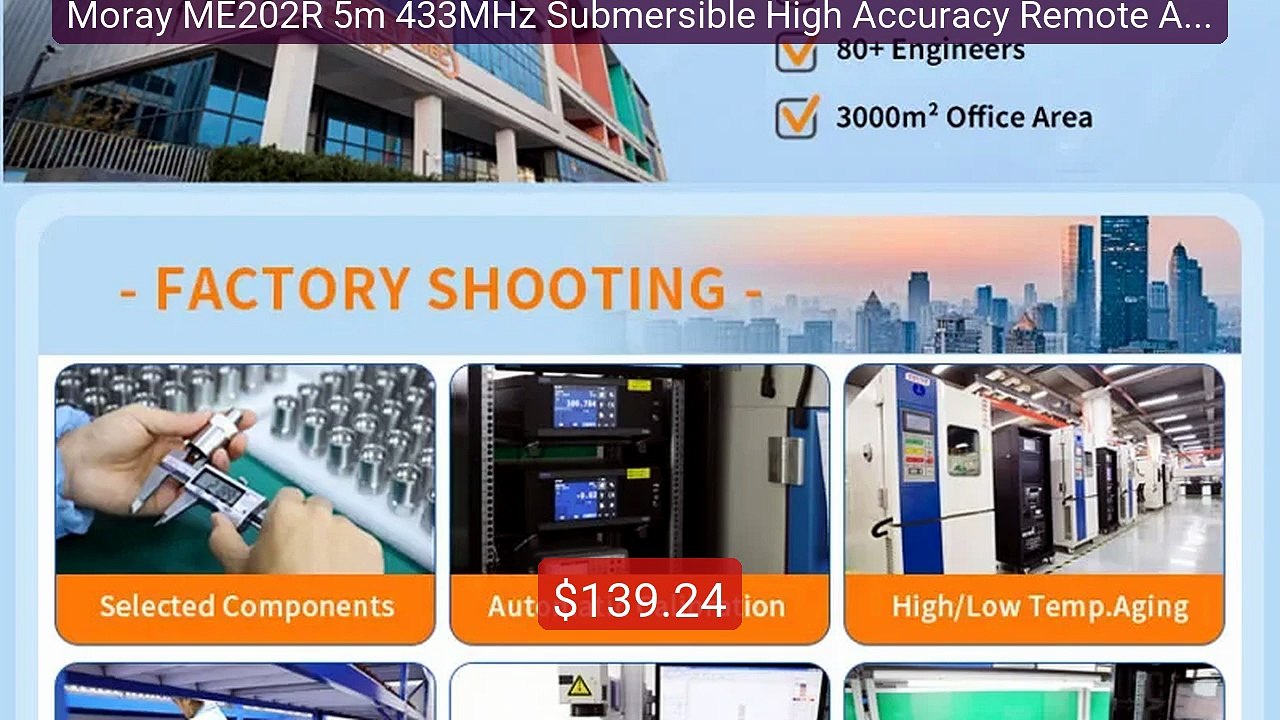 Moray ME202R 5m 433MHz Submersible High Accuracy Remote Alarm LED T... -- Top Rated 2026 | Buy Now!