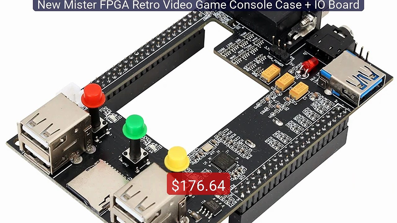 New Mister FPGA Retro Video Game Console Case + IO Board -- Best Deal 2026 | Shop Now!