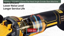 DEWALT DCG409 125mm Flat Head Angle Grinder Bare Machine Tool Cutti... -- Top Rated 2026 | Buy Now!