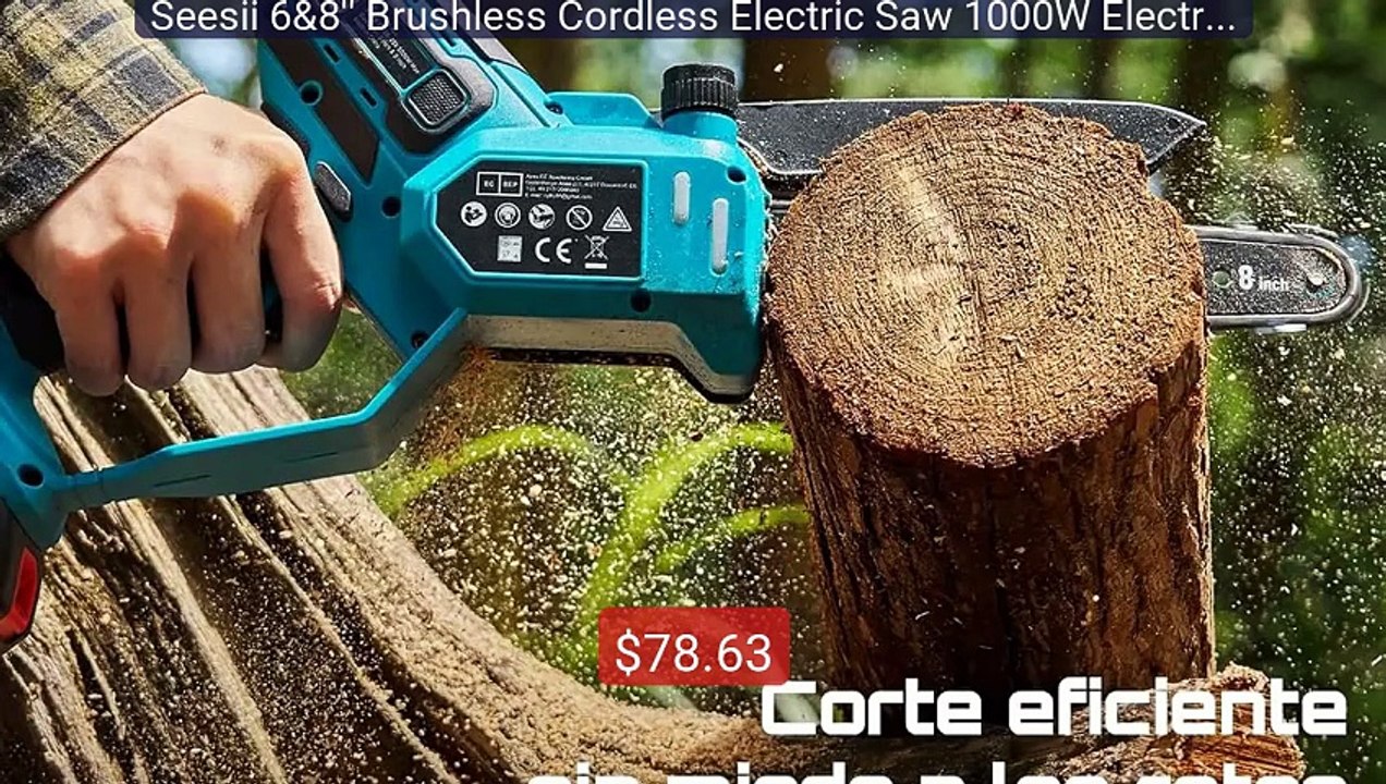 Seesii 6&8'' Brushless Cordless Electric Saw 1000W Electric Chains... -- Best Deal 2026 | Shop Now!