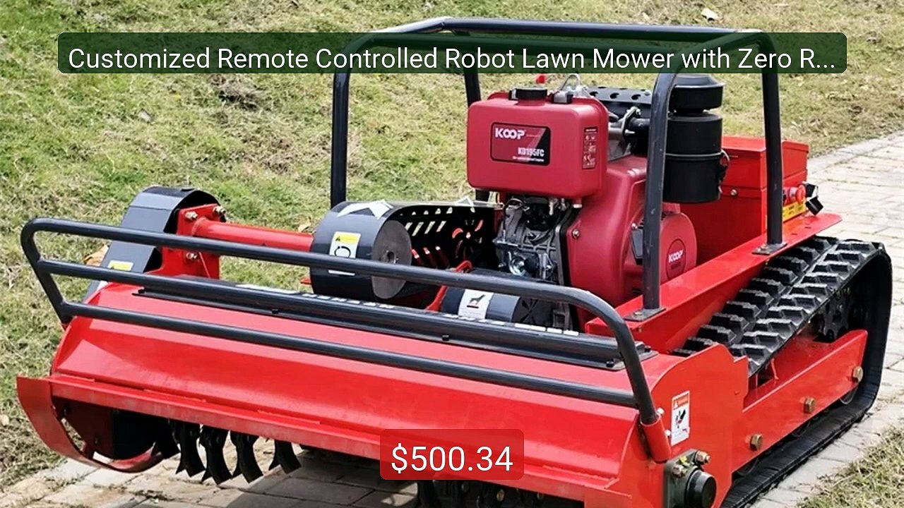 Customized Remote Controlled Robot Lawn Mower with Zero Rotation T... -- Best Deal 2026 | Shop Now!