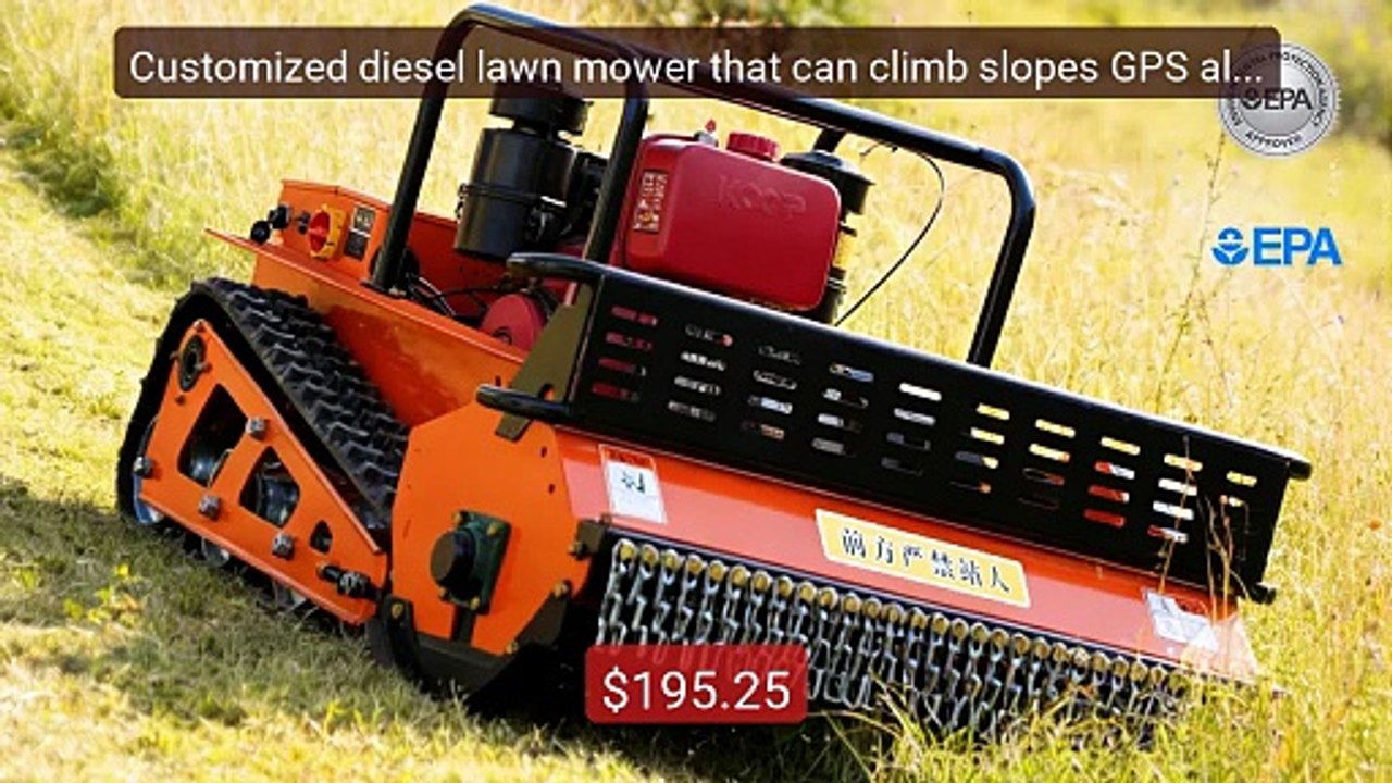 Customized diesel lawn mower that can climb slopes GPS all ter... -- Hot Deal 2026 | Limited Offer!