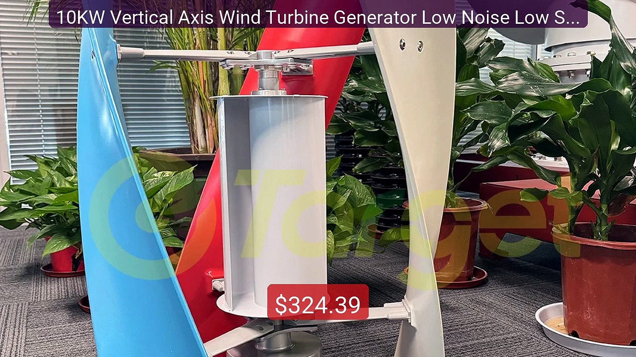 10KW Vertical Axis Wind Turbine Generator Low Noise Low Sta... -- Top Pick 2026 | Unbeatable Price!
