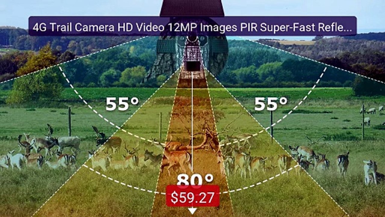 4G Trail Camera HD Video 12MP Images PIR Super-Fast Reflex ... -- Top Pick 2026 | Unbeatable Price!