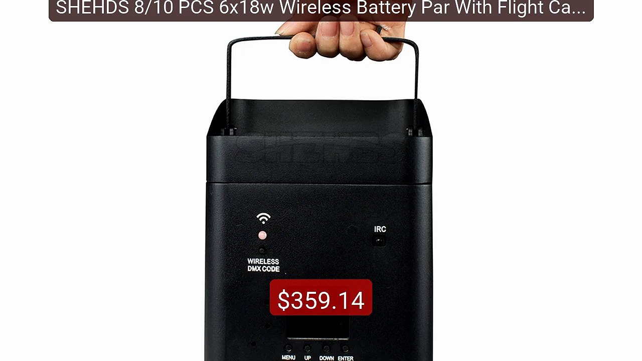 SHEHDS 8/10 PCS 6x18w Wireless Battery Par With Flight Case RG... -- Hot Deal 2026 | Limited Offer!