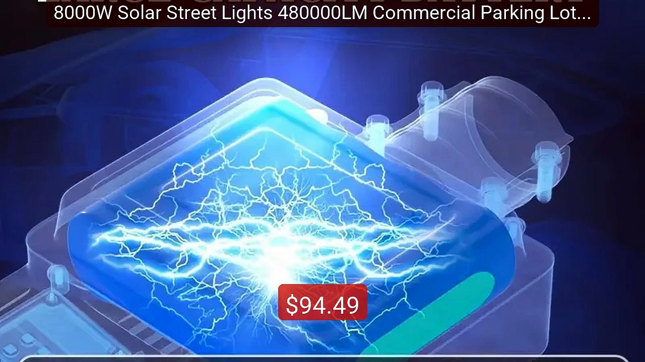 8000W Solar Street Lights 480000LM Commercial Parking Lot Light Du... -- Best Deal 2026 | Shop Now!