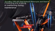 SucceBuy 1500 LBS Steel Hydraulic Motorcycle Jack Stand ATV S... -- Amazing Value 2026 | Must Have!