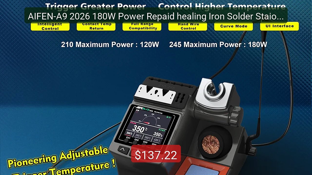 AIFEN-A9 2026 180W Power Repaid healing Iron Solder Staion C2... -- Amazing Value 2026 | Must Have!