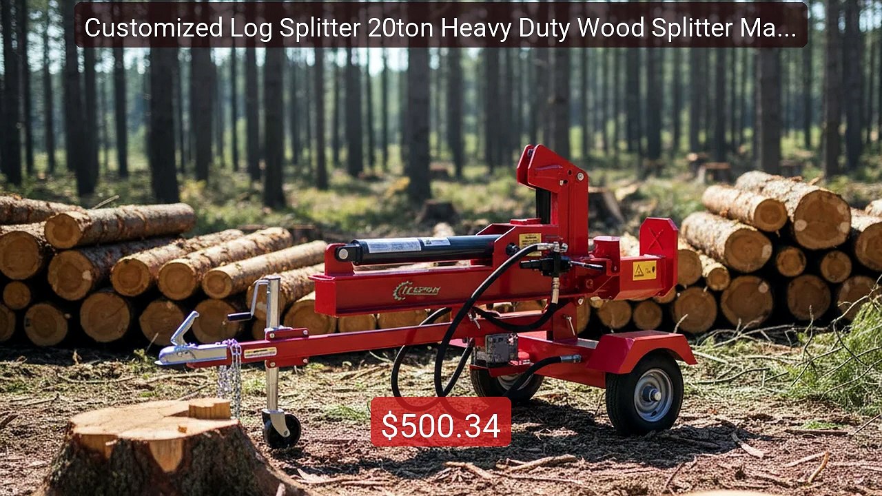 Customized Log Splitter 20ton Heavy Duty Wood Splitter Mach... -- Top Pick 2026 | Unbeatable Price!