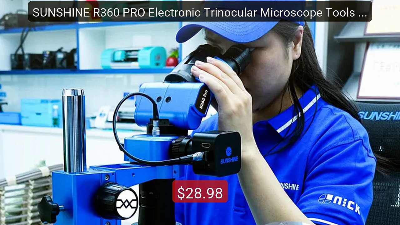 SUNSHINE R360 PRO Electronic Trinocular Microscope Tools Integrated... -- Top Rated 2026 | Buy Now!