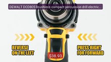 DEWALT DCD805 Brushless compact percussion drill electric d... -- Top Pick 2026 | Unbeatable Price!
