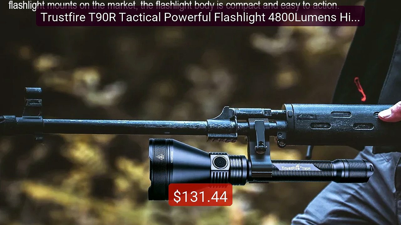 Trustfire T90R Tactical Powerful Flashlight 4800Lumens High P... -- Amazing Value 2026 | Must Have!