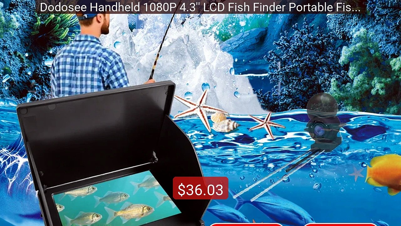 Dodosee Handheld 1080P 4.3'' LCD Fish Finder Portable Fish Dep... -- Hot Deal 2026 | Limited Offer!