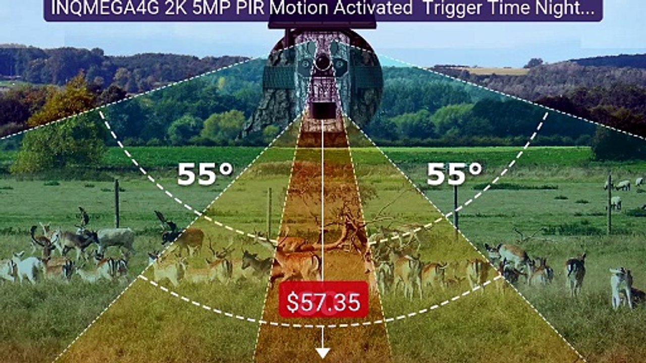 INQMEGA4G 2K 5MP PIR Motion Activated  Trigger Time Night Visi... -- Best Buy 2026 | Great Quality!