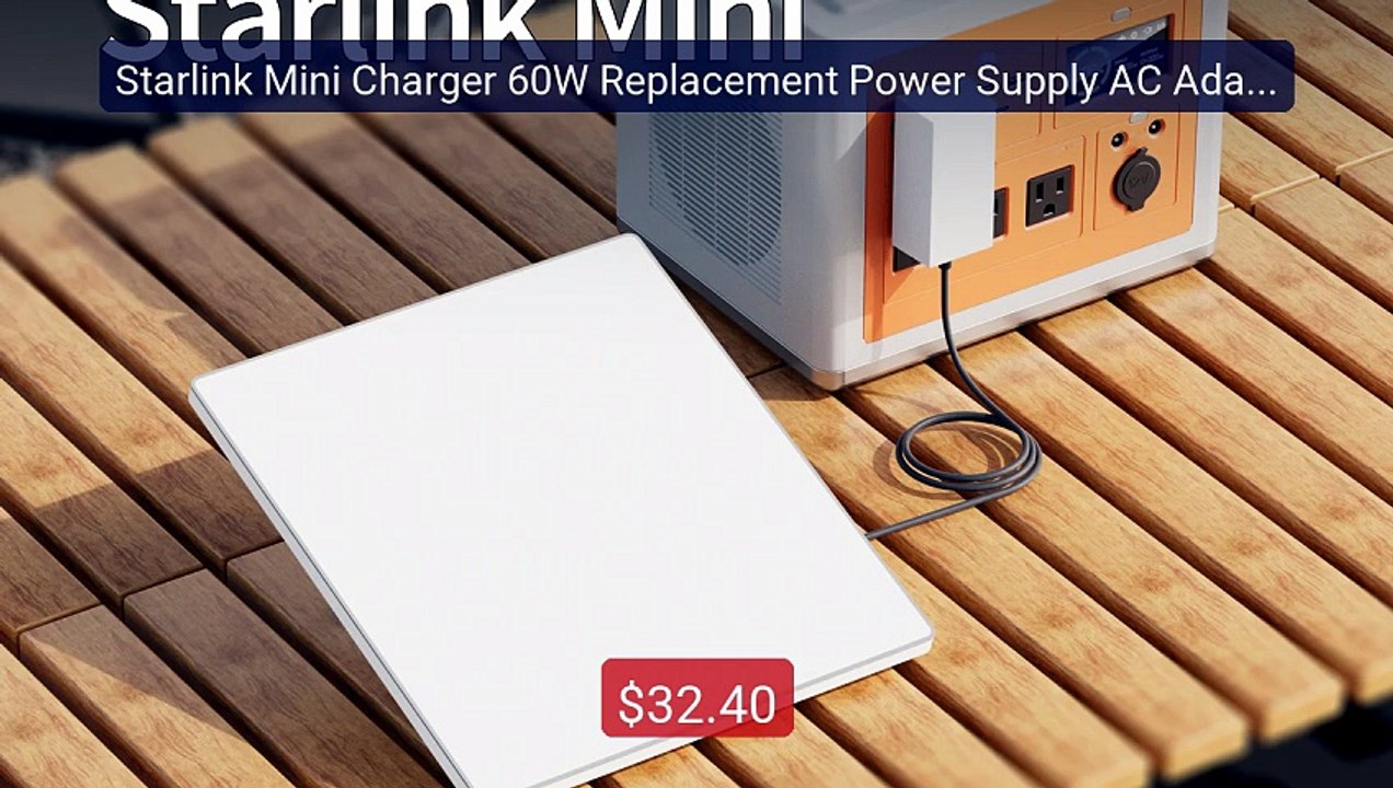 Starlink Mini Charger 60W Replacement Power Supply AC Adapter ... -- Hot Deal 2026 | Limited Offer!