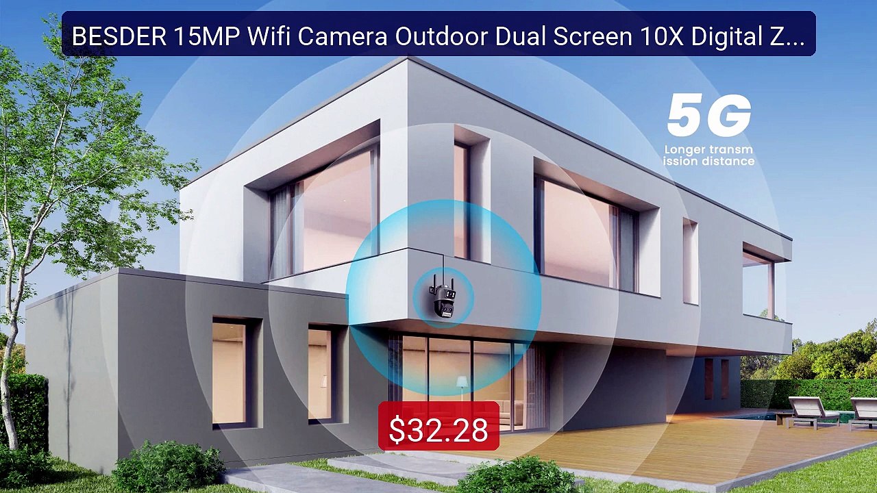 BESDER 15MP Wifi Camera Outdoor Dual Screen 10X Digital Zoom CCTV ... -- Best Deal 2026 | Shop Now!