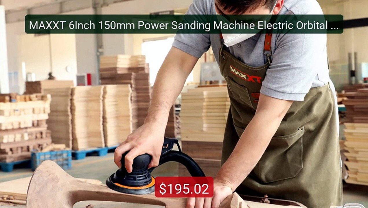 MAXXT 6Inch 150mm Power Sanding Machine Electric Orbital Sander Ce... -- Best Deal 2026 | Shop Now!