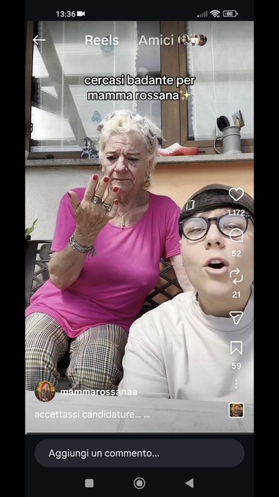 Mamma Rossana story cercasi badante