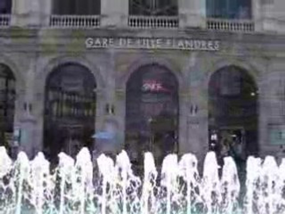 Lille : Gare de Lille Flandres vue 360 degrés