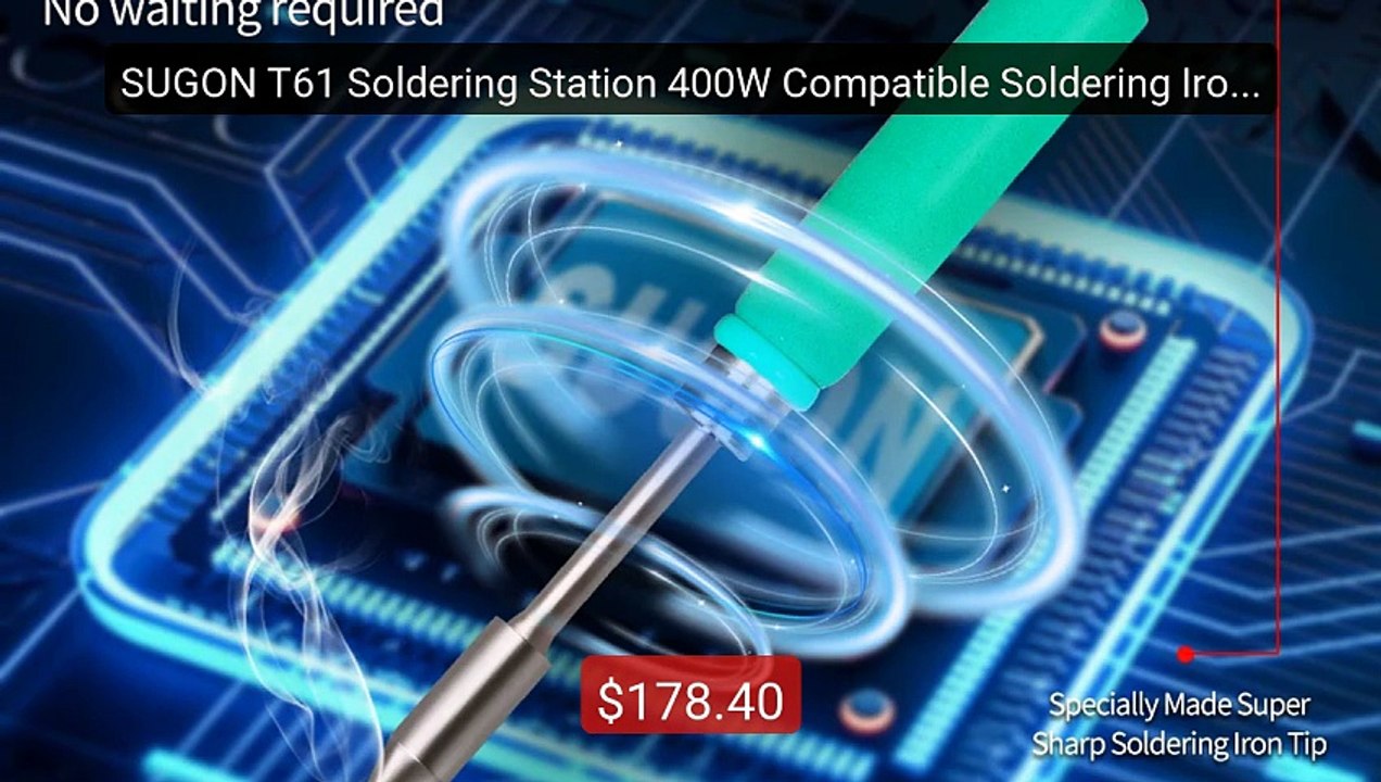 SUGON T61 Soldering Station 400W Compatible Soldering Iron ... -- Top Pick 2026 | Unbeatable Price!