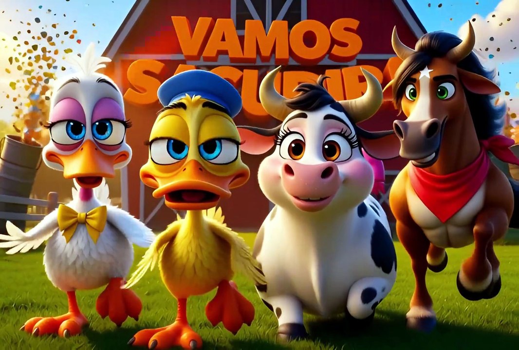 Festa na Fazendinha | Mundo do Dinho | Música Infantil | Animações 3D