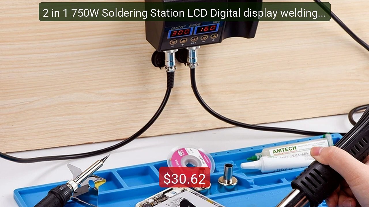 2 in 1 750W Soldering Station LCD Digital display welding rewo... -- Best Buy 2026 | Great Quality!