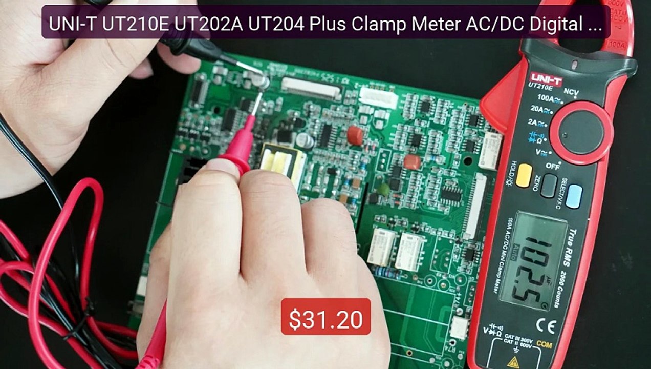 UNI-T UT210E UT202A UT204 Plus Clamp Meter AC/DC Digital Volt... -- Amazing Value 2026 | Must Have!