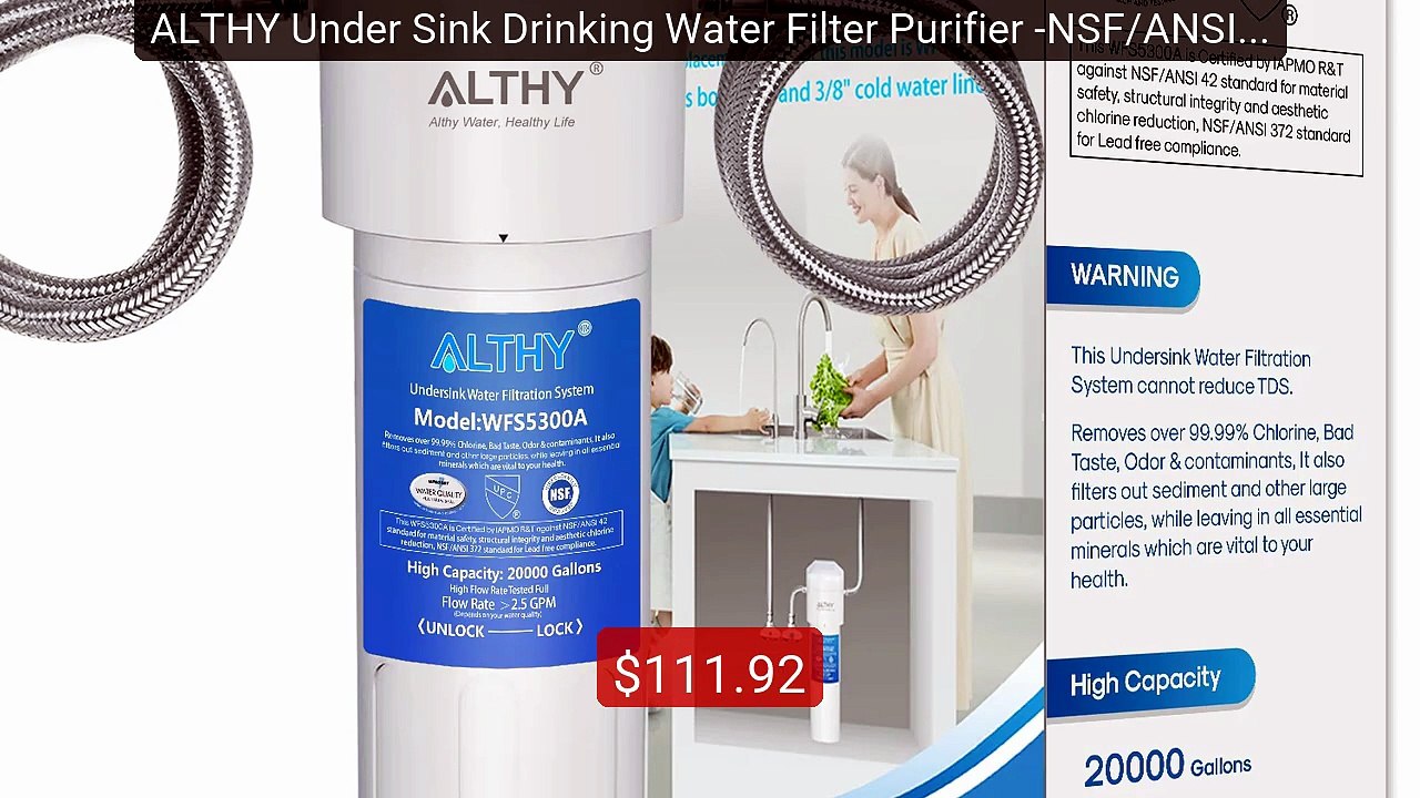 ALTHY Under Sink Drinking Water Filter Purifier -NSF/ANSI C... -- Top Pick 2026 | Unbeatable Price!