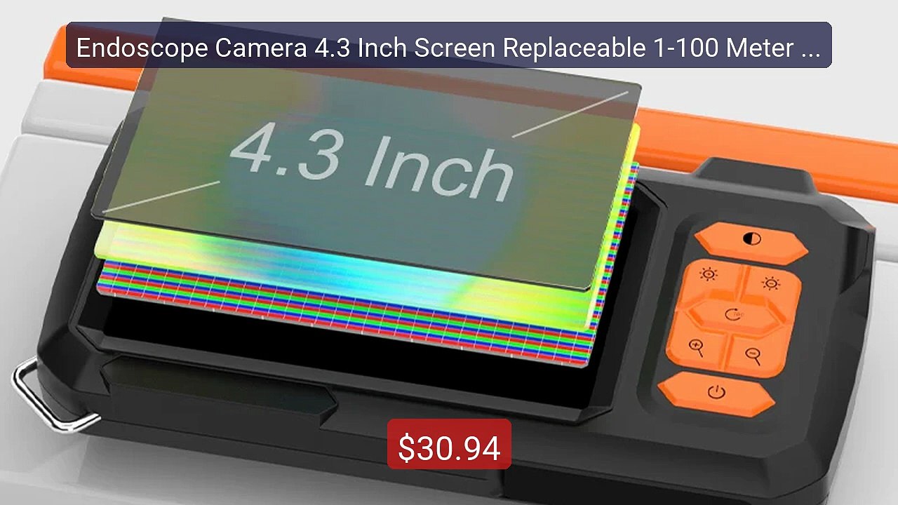 Endoscope Camera 4.3 Inch Screen Replaceable 1-100 Meter Rigid... -- Best Buy 2026 | Great Quality!