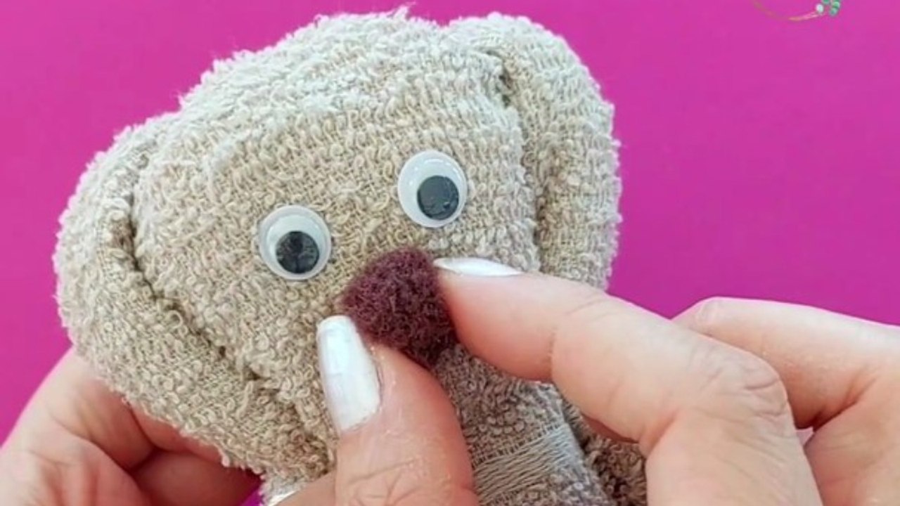 Cute Towel Teddy Bear