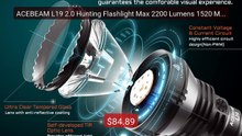 ACEBEAM L19 2.0 Hunting Flashlight Max 2200 Lumens 1520 Meters... -- Best Buy 2026 | Great Quality!